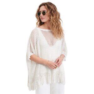 Mersea Playa Poncho in Sea Salt OS NWT
